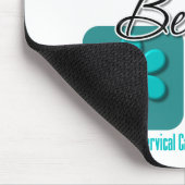 Glauben Sie Inspirationen für Gebärmutterhalskrebs Mousepad (Ecke)