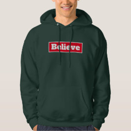 Glauben Sie inspirierende Motivierend Zitate Männe Hoodie