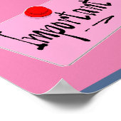 Glauben Sie inspirierende Worte für meine Tochter Poster (Ecke)