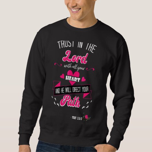 Glauben Sie Jesus wird er Ihr Führer Christus Delu Sweatshirt (Vorderseite)
