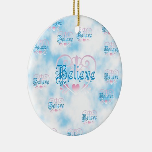 Glauben Sie Keramik Ornament (Rechts)