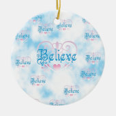 Glauben Sie Keramik Ornament (Vorne)