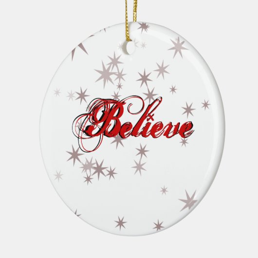 Glauben Sie Keramikornament (Links)