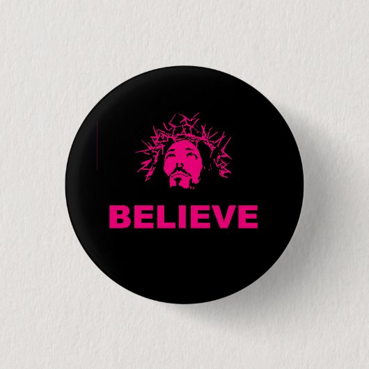 Glauben Sie Knopf Button (Vorderseite)