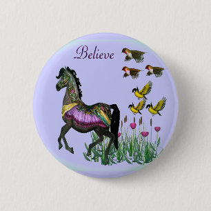 Glauben Sie Knöpfen Button