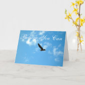 Glauben Sie können Karte (Gelbe Blume)