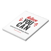 Glauben Sie können Notizblock (Rotiert)