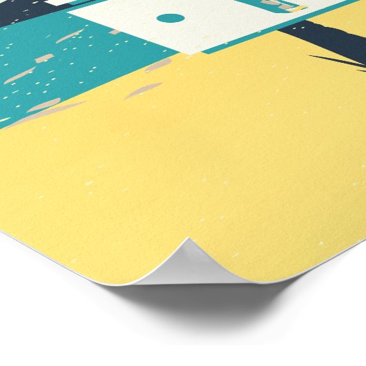 Glauben Sie können und Sie sind die Hälfte des Weg Poster (Ecke)