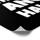 Glauben Sie können - Witziger Erfolg Motivierend Poster (Ecke)