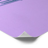 Glauben Sie Lavender Square Poster (Ecke)