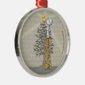 Glauben Sie Leiter - Weihnachtsbaum Ornament Aus Metall (Rechts)