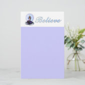 Glauben Sie Meerjungfrau-Briefpapier Briefpapier (Stehend Vorderseite)