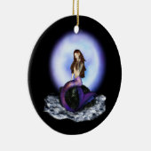 Glauben Sie Meerjungfrau-Verzierung Keramikornament (Rechts)