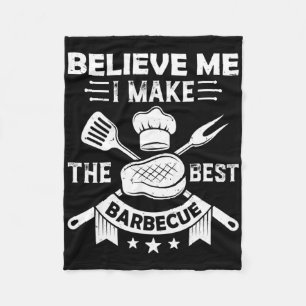 Glauben Sie mir, ich mache das beste Grill-Grill-G Fleecedecke