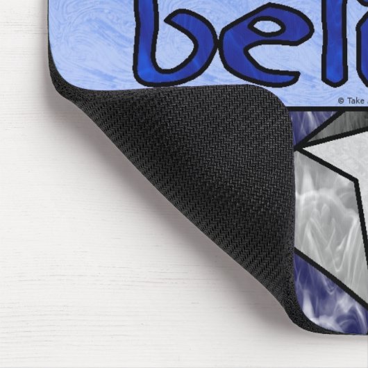 Glauben Sie Mousepad (Ecke)