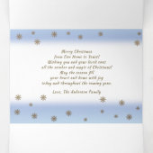 Glauben Sie. Multi-Foto-Tri-Falten-Weihnachtskarte Dreifach Gefaltete Karte (Innenseite Mitte)