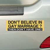GLAUBEN SIE NICHT AN GAY EHRE -.png Autoaufkleber (Auf Auto)