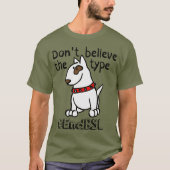 Glauben Sie nicht der Art #endBSL - Englisch Stier T-Shirt (Vorderseite)