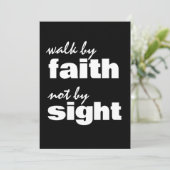 GLAUBEN SIE NICHT IM BLICK EINLADUNG (Stehend Vorderseite)