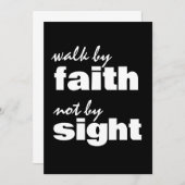 GLAUBEN SIE NICHT IM BLICK EINLADUNG (Vorne/Hinten)