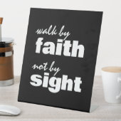 GLAUBEN SIE NICHT IM BLICK SOCKELSCHILD (In Situ)