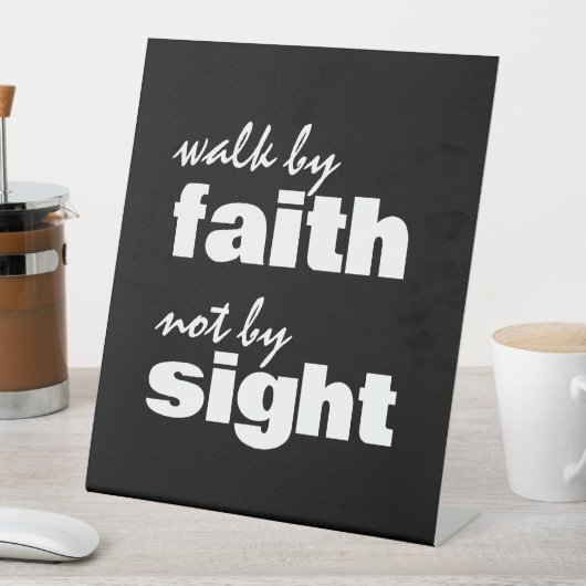 GLAUBEN SIE NICHT IM BLICK SOCKELSCHILD (In Situ)