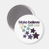 Glauben Sie nicht Krieg Magnet (Vorderseite/Rückseite)