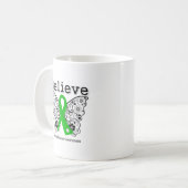 Glauben Sie Nierenerkrankung-Bewusstsein Kaffeetasse (Vorderseite Links)