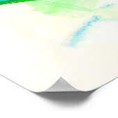Glauben Sie Öl Pastel Aquarelle Poster (Ecke)