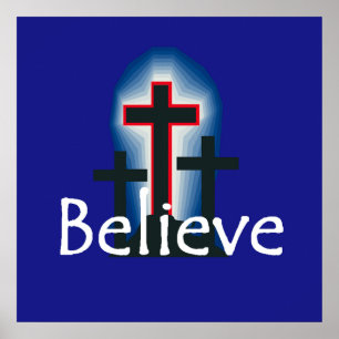 Glauben Sie POSTER Print
