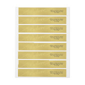 Glauben Sie - Rückkehr Rundum-Adressaufkleber (Bogen)