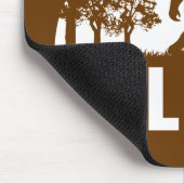 Glauben Sie Sasquatch Mousepad (Ecke)