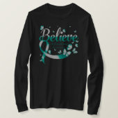 Glauben Sie SCLERODERMA Butterfly T-Shirt (Design vorne)