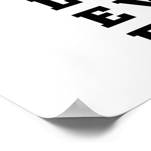 Glauben Sie Semi-Colon Bewusstsein Poster (Ecke)