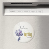 GLAUBEN SIE SICH, ALLES MÖGLICHE BLUE FLORAL MAGNET (In Situ (Geschirrspüler))