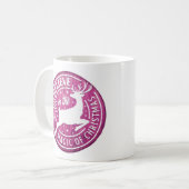 GLAUBEN SIE SICH IM ZAUBER ... Weihnachten Kaffeetasse (Vorderseite Links)