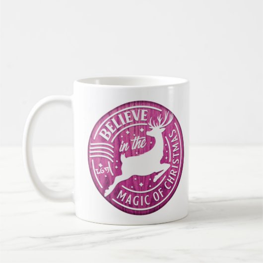 GLAUBEN SIE SICH IM ZAUBER ... Weihnachten Kaffeetasse (Links)