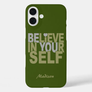 GLAUBEN SIE SICH IN IHREM individuelle Name & Farb iPhone 16 Plus Hülle