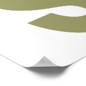 GLAUBEN SIE SICH IN IHREM individuellen Poster (Ecke)