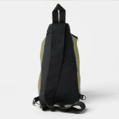 GLAUBEN SIE SICH individuelle Name & Farbe Crossbody Bag (Rückseite)
