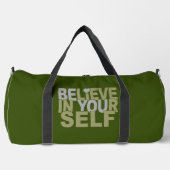GLAUBEN SIE SICH individuelle Name & Farbe Duffle Bag (Vorderseite)