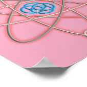 GLAUBEN SIE SICH WIE EIN PROTON-Fun Modernes Scien Poster (Ecke)