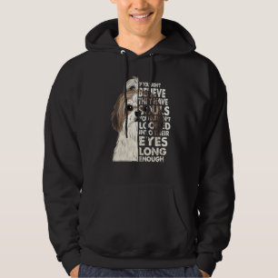 Glauben Sie, sie haben Soule Vintag Shih Tzu Gesic Hoodie