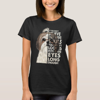 Glauben Sie, sie haben Soule Vintag Shih Tzu Gesic T-Shirt