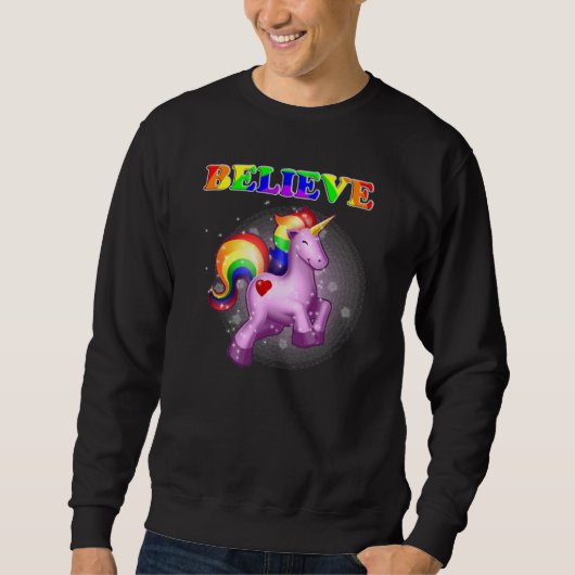 Glauben Sie Sweatshirt (Vorderseite)