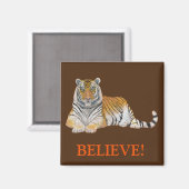 GLAUBEN SIE! Tiger Magnet (Vorderseite/Rückseite)