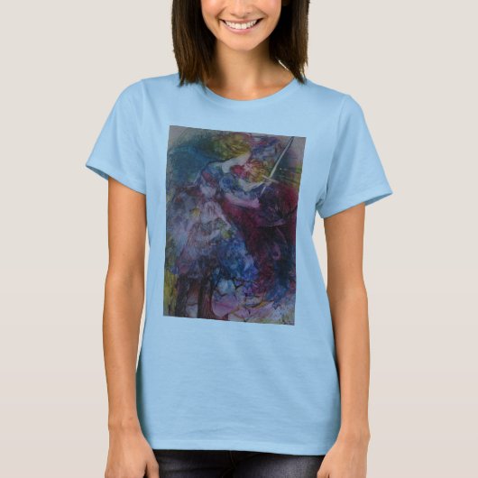 Glauben Sie und verordnen Sie dem T-Shirt der Frau (Vorderseite)