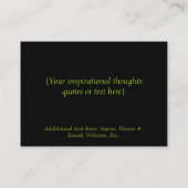 Glauben Sie Visitenkarte (Rückseite)