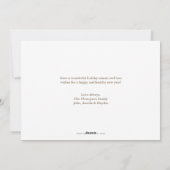 Glauben Sie WeihnachtsFoto-Karte Feiertagskarte (Rückseite)