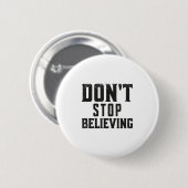 Glauben Sie weiter Motivations Button (Vorne & Hinten)